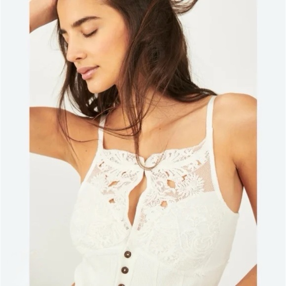 Free People Tops - Free People Have My Heart Cropped Tank